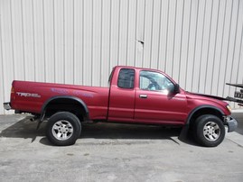 2000 TOYOTA TACOMA SR5 PRERUNNER BURGUNDY XTRA CAB 3.4L AT 2WD Z18185 